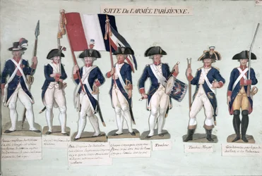 Den parisiske hær under Den Franske Revolution, ca. 1789